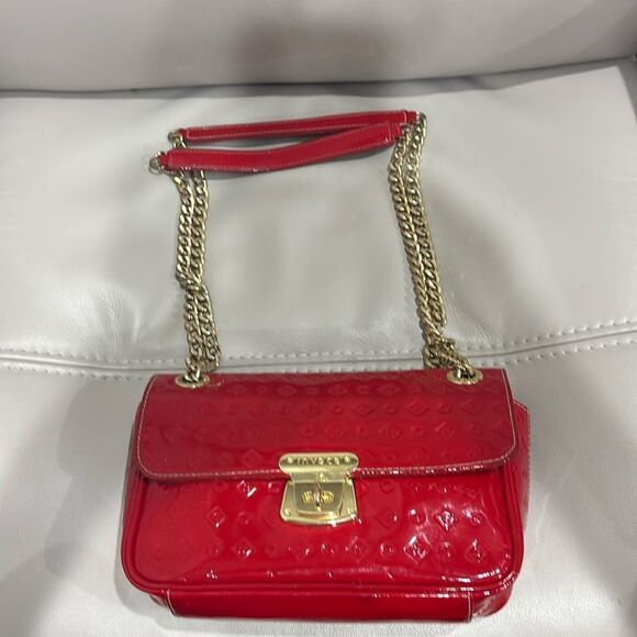 Invece Italy, red patent leather bag - Picture 1 of 5